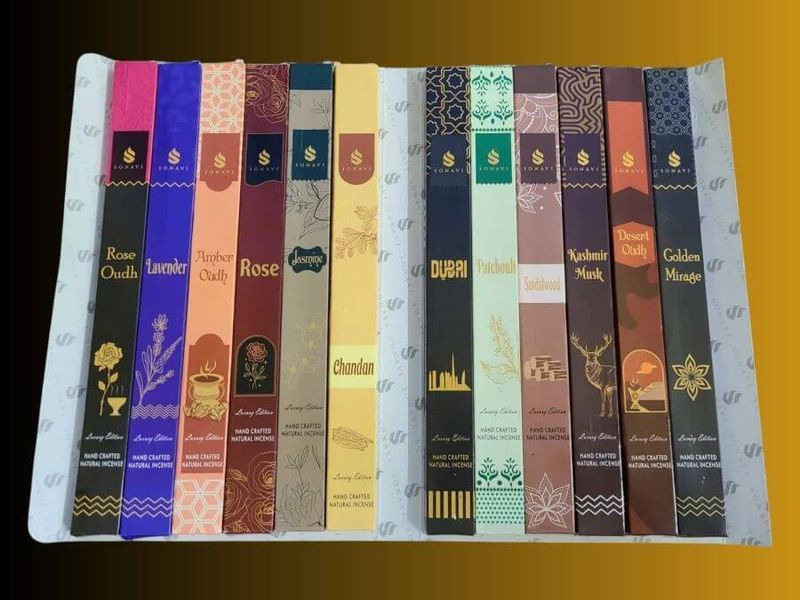 SONAVI Luxury Edition Premium Incense Stick Set &mdash; 12 Scents (India) 56984012 photo